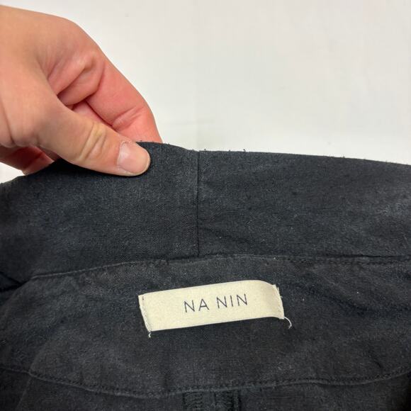 Na Nin Silk Open Cardigan Jacket Women's One Size Minimalist Quiet Luxury - Picture 4 of 11